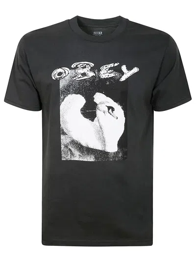 Obey Graphic-print T-shirt In Black