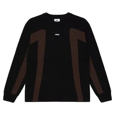 Obey Sweater  Brann Sweater - Digital Black In Other