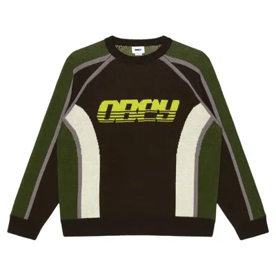 Obey Sweater  Estadio Sweater - Brown Multi In Other
