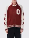Obey Cowichan Sweater Cardigan In Red