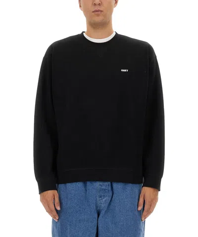 Obey Sweatshirt In Black