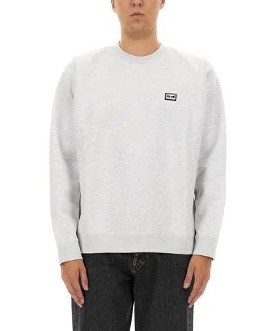 Obey Sweatshirt In Gray