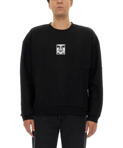 Obey Sweatshirt In Black