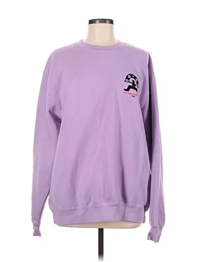 Pre-owned Obey Sweatshirt In Purple