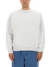 Obey Sweatshirt With Logo In Gray