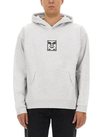 Obey Sweatshirt With Print In White