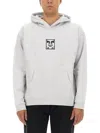 Obey Sweatshirt With Print In Grey