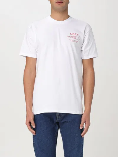 Obey T-shirt  Men Color White