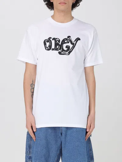 Obey T-shirt  Men Colour White