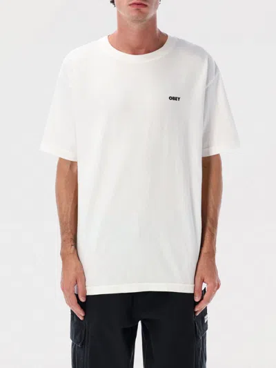 OBEY T-SHIRT OBEY MEN COLOR WHITE,H41041001