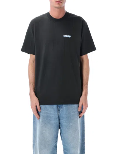 Obey T Shirts And Polos In Black