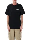 Obey Sky Face Graphic T-shirt In Black