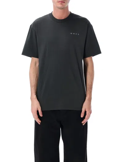 Obey T Shirts And Polos In Black