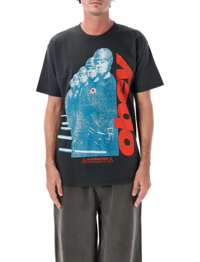 Obey T Shirts And Polos In Black
