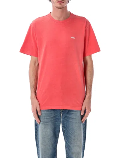 Obey T Shirts And Polos In Red