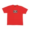 Obey Tee X Napapijri Fire Red Men's T-shirt In Red