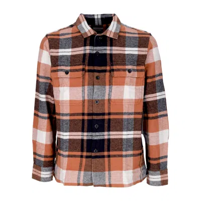 Obey Trent Men's Long Sleeve Shirt L/s Woven Shirt Copper Multi