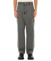 Obey Big Time Carpenter Pants In Gray