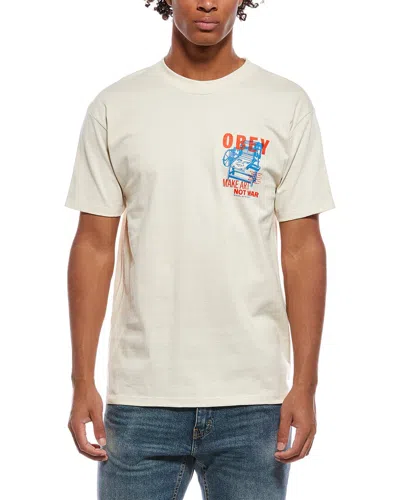 Obey T-shirt In White