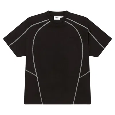 Obey T-shirt  Contrast Stitch Tee - Digital Black In Other
