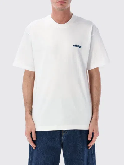 Obey T-shirt  Men Color White In Multi