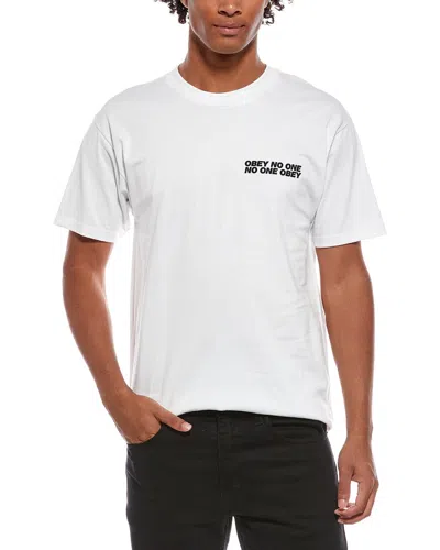 Obey T-shirt In White