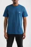 Obey Visual Studios Flower Graphic T-shirt In Blue