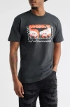 Obey Vital Signs Graphic T-shirt In Gray