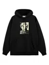 Obey Warhol Portrait Print Hoodie In Black