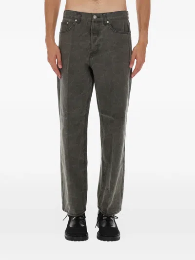 Obey Urban Wrinkle Wash Jeans For Men In Gray