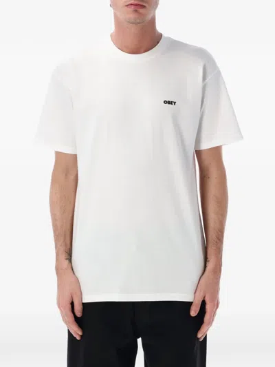 Obey Watching T-shirt In White