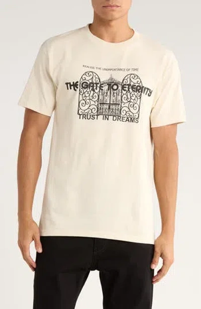Obey We Are Not Alone Cotton Graphic T-shirt In Neutral
