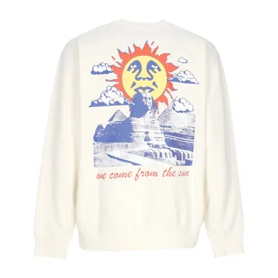 Obey We Come From The Sun Premium French Crew Unbleached Men's Lightweight Crew Neck Sweatshirt