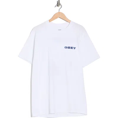 Obey We See You Graphic T-shirt In White