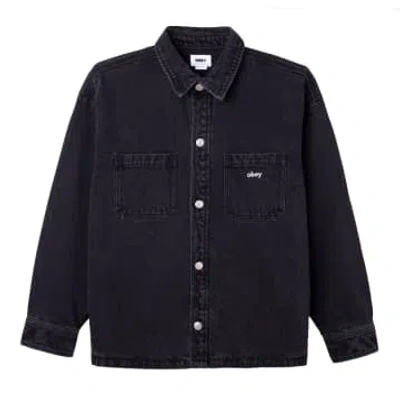 Obey Winston Shirt Jacket (faded Black)