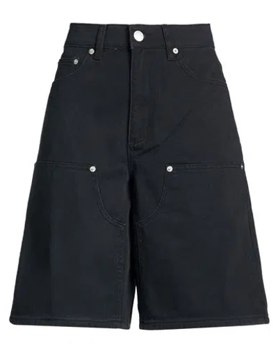 Obey Woman Shorts & Bermuda Shorts Black Size 28 Cotton