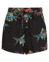 Obey Woman Shorts & Bermuda Shorts Black Size Xs Modal In Black