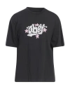 Obey Woman T-shirt Black Size S Cotton