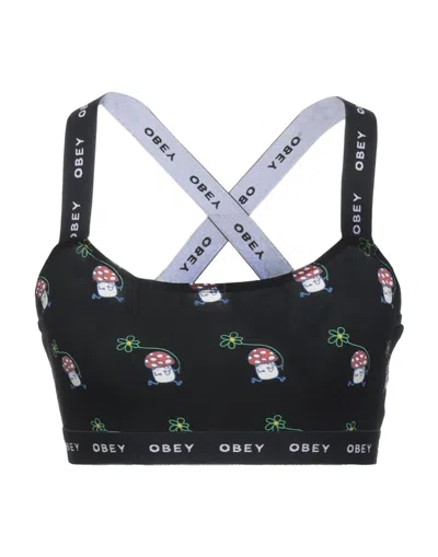 Obey Tops In Black