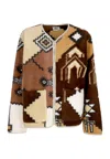 Obey Women's Ornate Liner Jacket Brown Multi In Brown Multi