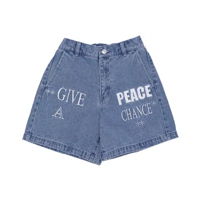 Obey Women's Short Jeans Isabel Denim Short Light Indigo