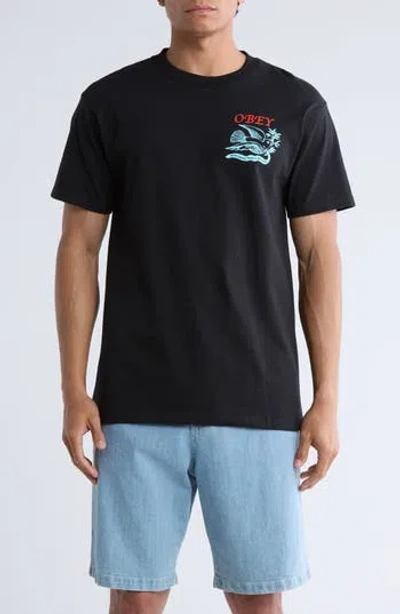 Obey World Peace Delivery Dove Graphic T-shirt