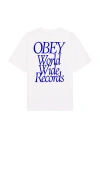 Obey Worldwide Records Tee