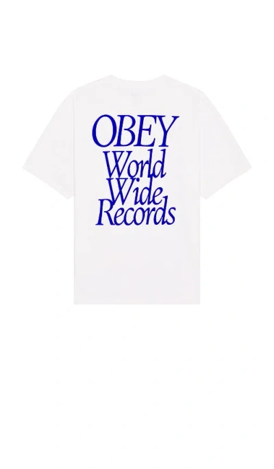 Obey Worldwide Records Tee