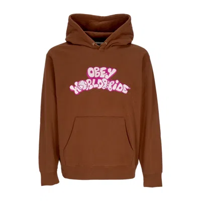 Obey Year Hood Men's Sweatshirt Sepia