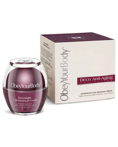 Obey Your Body 1.7oz Overnight Cell Renewal Cream