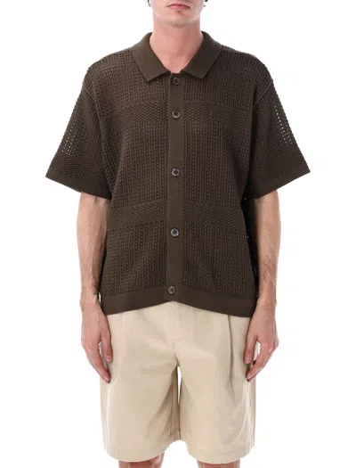 Obey Zach Knit Shirt - Regular Fit In Wren