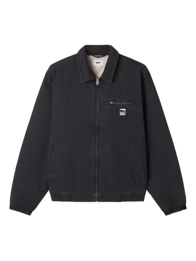 OBEY ZIP-UP SHIRT JACKET