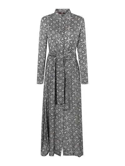 OBIDI VESTIDO MIDI - AZUL