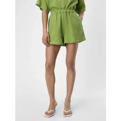 Object Carina Cotton Shorts In Green